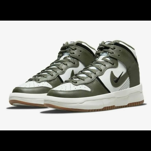 NIKE Dunk High Up ‘Cargo Khaki’ Women’s Size 7.5 DH3718-103 New Without Box - Picture 3 of 6